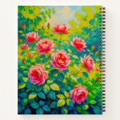 Roze Rozen Notitieboek (Achterkant)