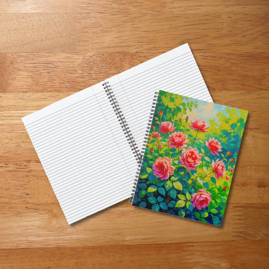 Roze Rozen Notitieboek