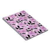 Roze rozen notitieboek (Rechterzijde)