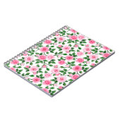 Roze rozen notitieboek (Linkerzijde)