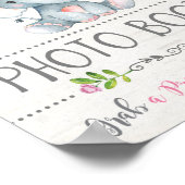 Roze Rozen Olifant Photohokje Prop Decoratie (Hoek)