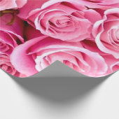 Roze rozen, omslagpapier cadeaupapier (Hoek)
