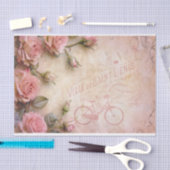 Roze  Rozen ontkoppelingspatroon Tissuepapier (Craft)