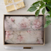 Roze  Rozen ontkoppelingspatroon Tissuepapier (Geschenk)