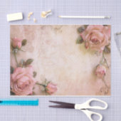 Roze  Rozen ontkoppelingspatroon Tissuepapier (Craft)