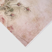 Roze  Rozen ontkoppelingspatroon Tissuepapier (Detail)