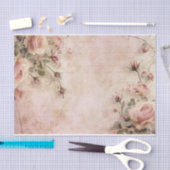 Roze  Rozen ontkoppelingspatroon Tissuepapier (Craft)