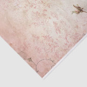 Roze  Rozen ontkoppelingspatroon Tissuepapier (Detail)