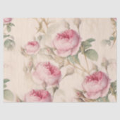 Roze  Rozen Ontvlechtingspapier Tissuepapier (Voorkant)