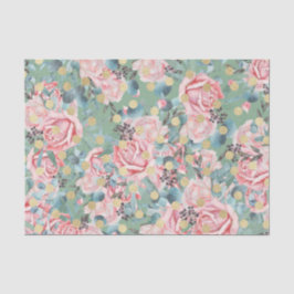 Roze Rozen (Ontwerp 15 Roze Serie) Tissuepapier