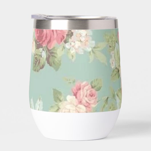 Roze rozen op aqua achtergrond (Rechts)