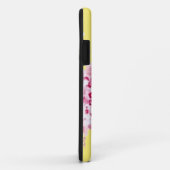 Roze rozen op geel Case-Mate iPhone case (Achterkant/rechts)