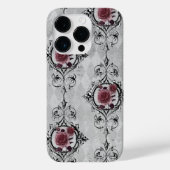 Roze rozen op grijze achtergrond Case-Mate iPhone case (Achterkant)