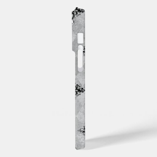 Roze rozen op grijze achtergrond Case-Mate iPhone case (Achterkant / Links)