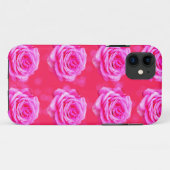 Roze rozen op roze, Case-Mate iPhone case (Achterkant (horizontaal))