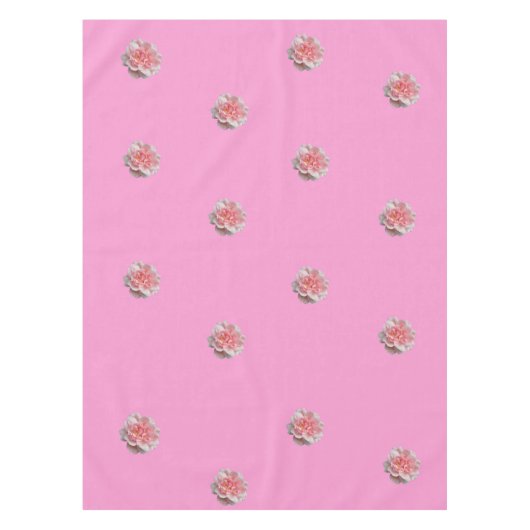 Roze rozen op roze tafelkleed (Voorkant)