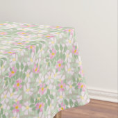 roze Rozen op Taupe Tablecloth Tafelkleed (Voorbeeld)