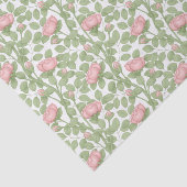 Roze rozen op wit tissuepapier (Detail)