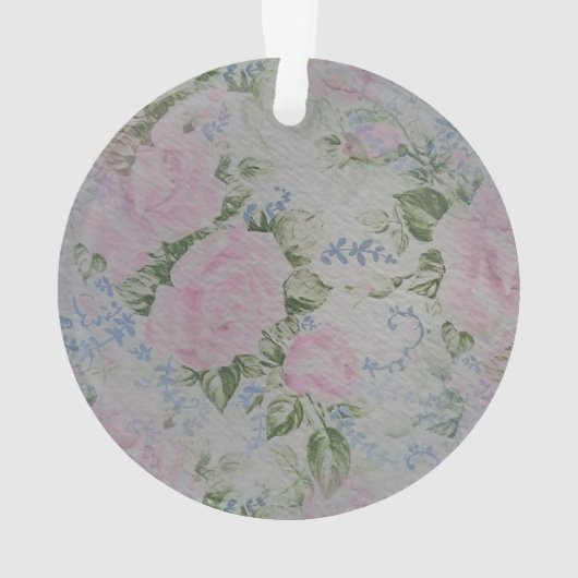 Roze Rozen  Ornament (achterkant)