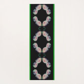 Roze Rozen Paar Abstract Yogamat (Achterkant)