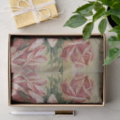  roze rozen papier voor het loskoppelen van weefse (Geschenk)