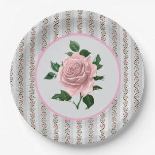 Roze Rozen Papieren Bordje