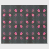 Roze Rozen Patroon Cadeaupapier (Vlak)