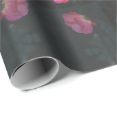 Roze Rozen Patroon Cadeaupapier (Rol Hoek)