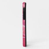 Roze rozen patroon Gepersonaliseerde iPhone Case (Achterkant/links)