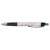 Roze  Rozen Patroon Monogrammen Pen (Bodem)
