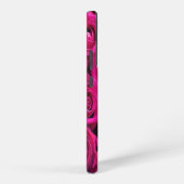 Roze rozen patroon samsung galaxy hoesje (Rechterkant)