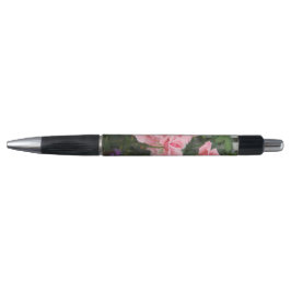 Roze rozen pen