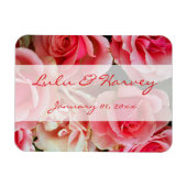 Roze rozen Personal Magnet Magneet (Horizontaal)