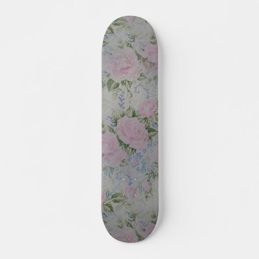 Roze Rozen  Persoonlijk Skateboard (Voorkant)