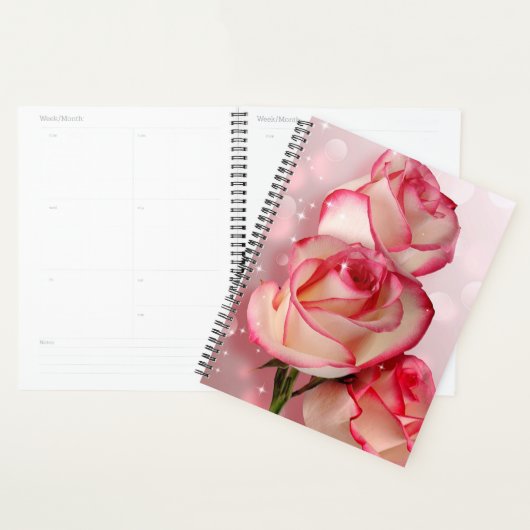Roze rozen planner (Display)