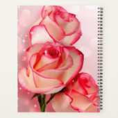 Roze rozen planner (Achterkant)