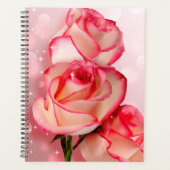 Roze rozen planner (Voorkant)