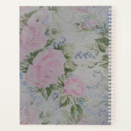 Roze Rozen  Planner (Achterkant)