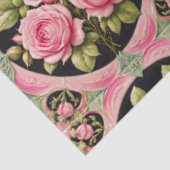 Roze Rozen Populair Mooi Collectie Tissuepapier (Detail)