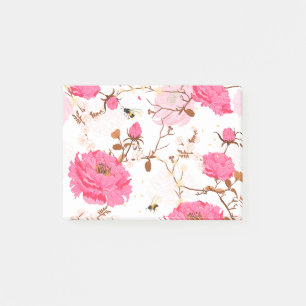 Roze rozen post-it® notes