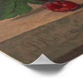 Roze rozen poster (Hoek)