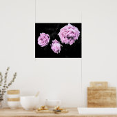 roze rozen poster (Keuken)