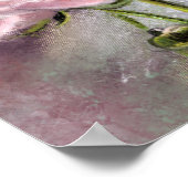 Roze Rozen Poster (Hoek)