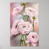 Roze Rozen Poster (Voorkant)