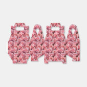 Roze Rozen Print Feestbehandelingsdoos Bedankdoosjes (Uitgevouwen)