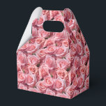 Roze Rozen Print Feestbehandelingsdoos Bedankdoosjes<br><div class="desc">De feestgunstendoos is afgebeeld met een mooie roze rozen bloemenprint. 
Pas dit item aan of koop het zoals het is.
Tip: Voeg gewoon uw geweldige traktaties toe en voeg wat feestelijke lint toe.



Gelicentieerd beeld</div>