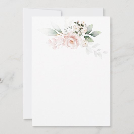 Roze rozen raden hoeveel kissegelteken er is kaart (Achterkant)