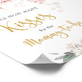 Roze rozen raden hoeveel kissegelteken er is poster (Hoek)