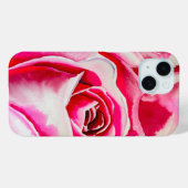 Roze rozen romantische watercolor kunst Case-Mate iPhone case (Achterkant (horizontaal))