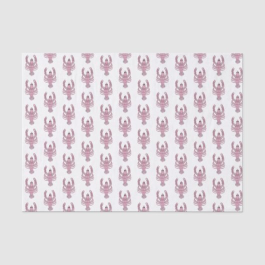 Roze Rozen Roos Verpakkingspapier Tissuepapier (Voorkant)